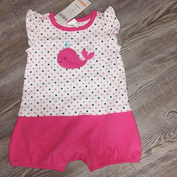 Gymboree Outlet  whale one pice outfit Sz 0-3m - Picture 1 of 6